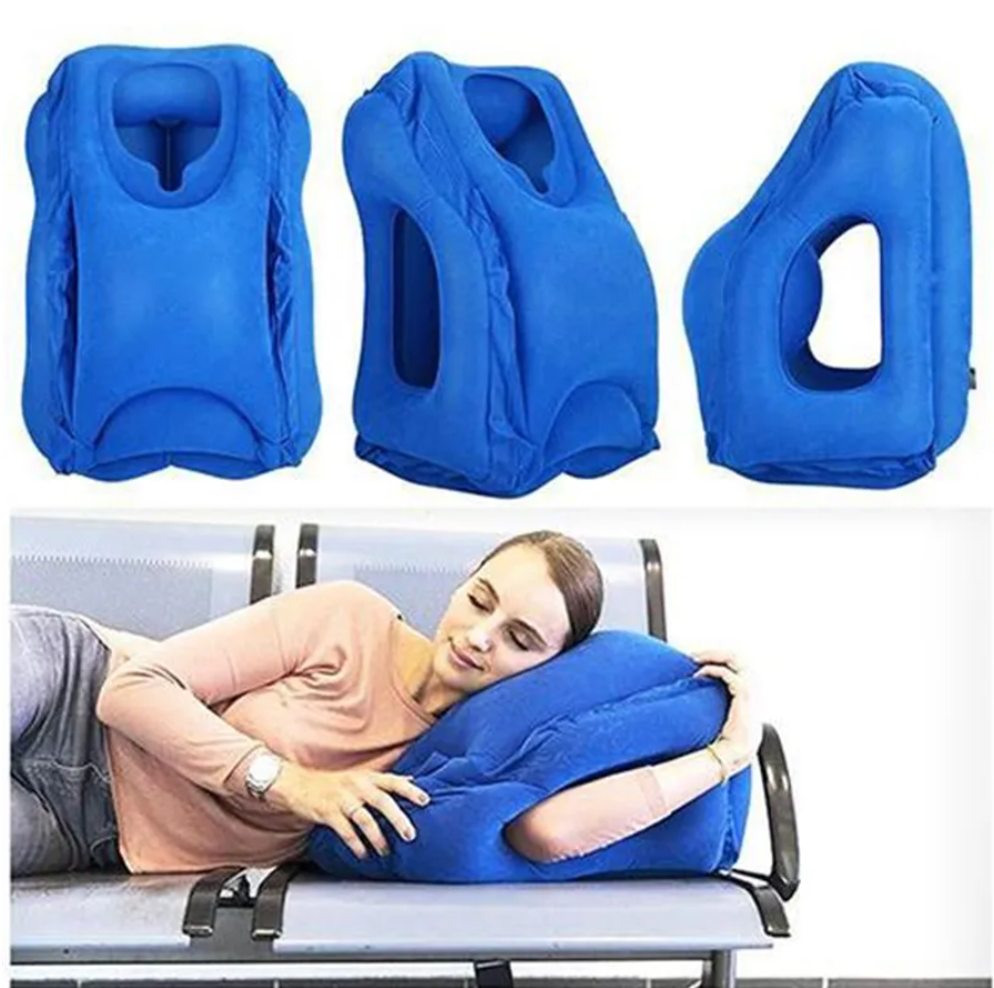 Inflatable Travel Sleeping Bag Portable Cushion Neck Pillow