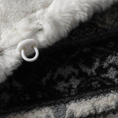 Reversible Pattern Fleece Jacket