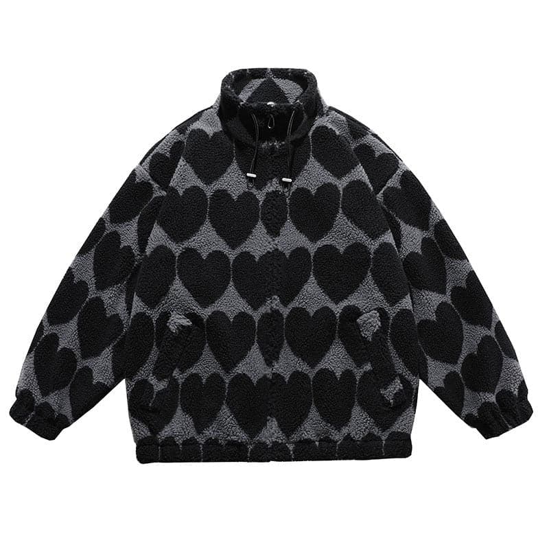 Hearts Fleece Sweater
