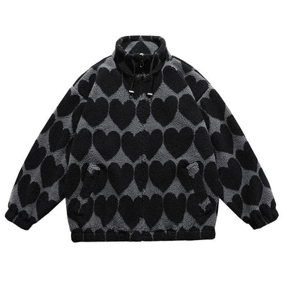 Hearts Fleece Sweater