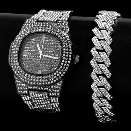 Iced Out Watch™ [+ FREE BRACELET]
