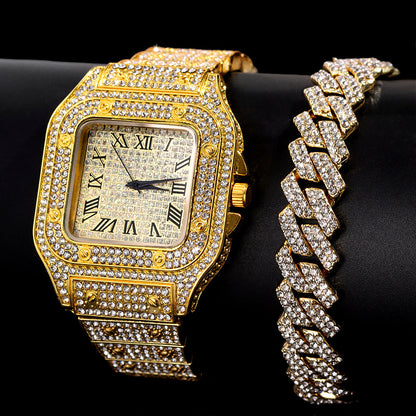 Iced Out Watch™ [+ FREE BRACELET]