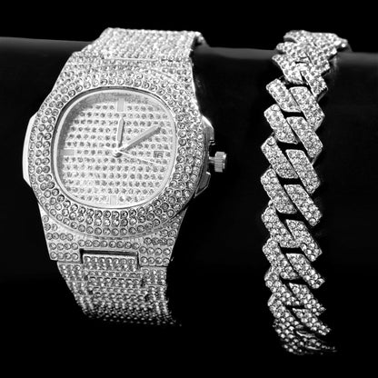 Iced Out Watch™ [+ FREE BRACELET]
