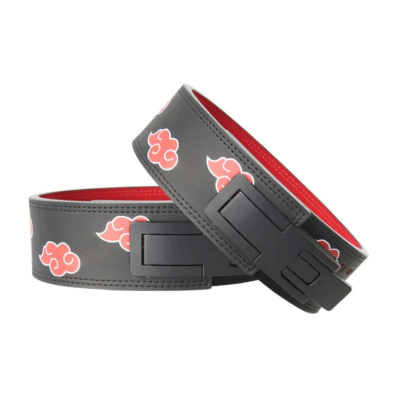 LEATHER ANIME POWERLIFTING BELT- PATTERN