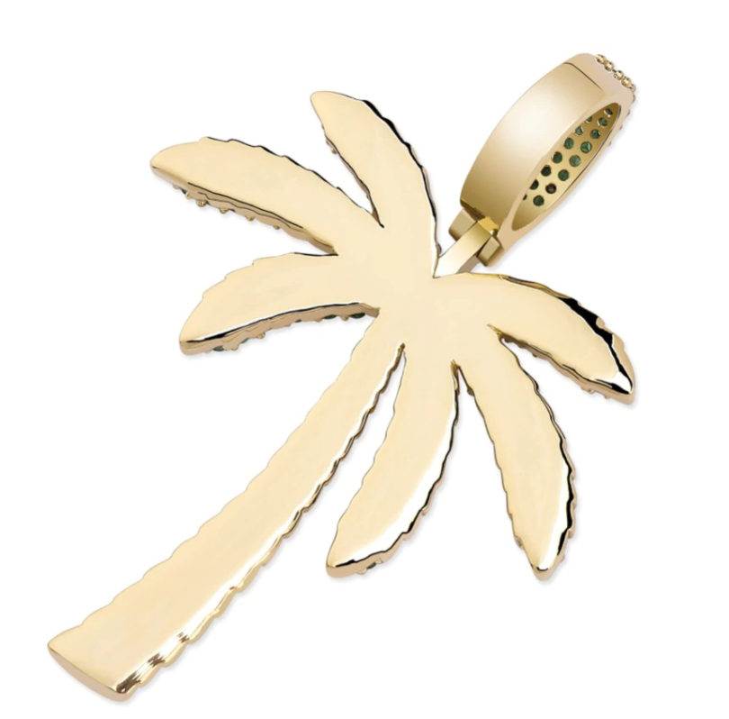 Palm Tree Pendant Necklace