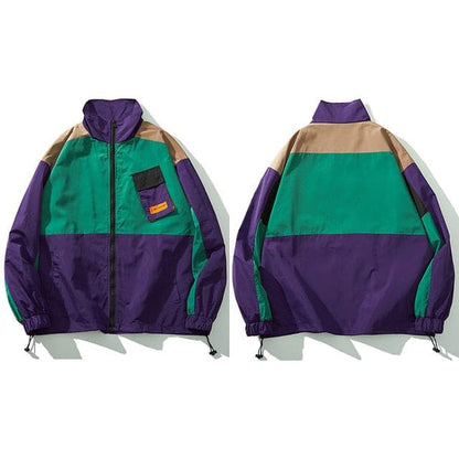 Color Block Windbreaker