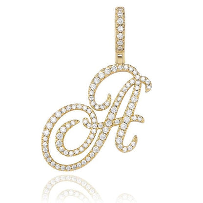 Cursive Pendant Necklce