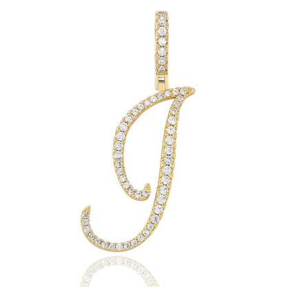 Cursive Pendant Necklce