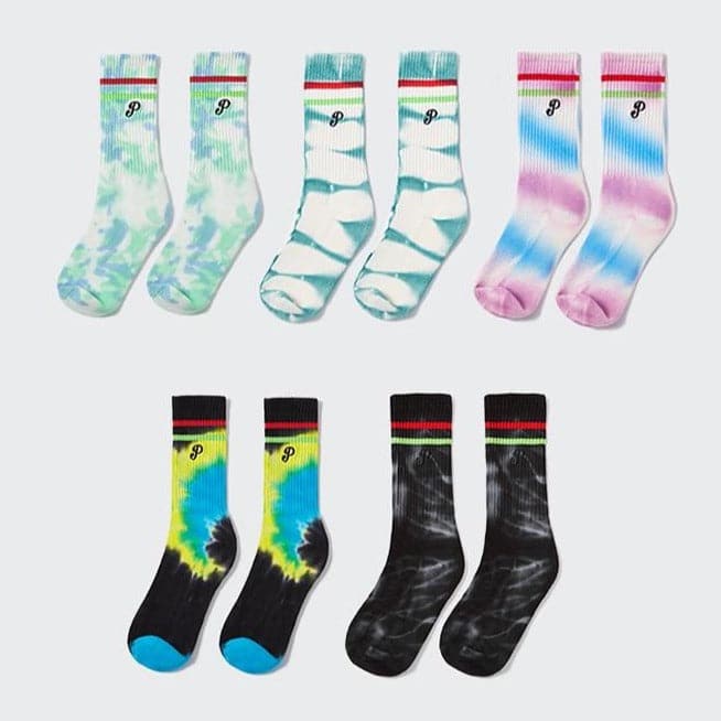 Multicolor Embroidered Socks