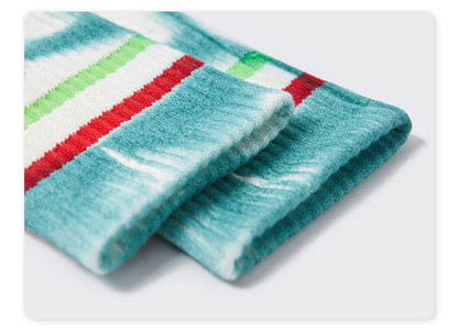 Multicolor Embroidered Socks