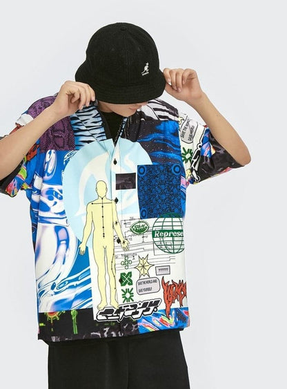 Human Button Up