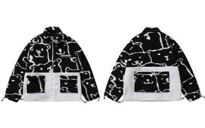 Faces Fleece Jacket