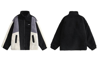 Patchwork Fleece Jacket