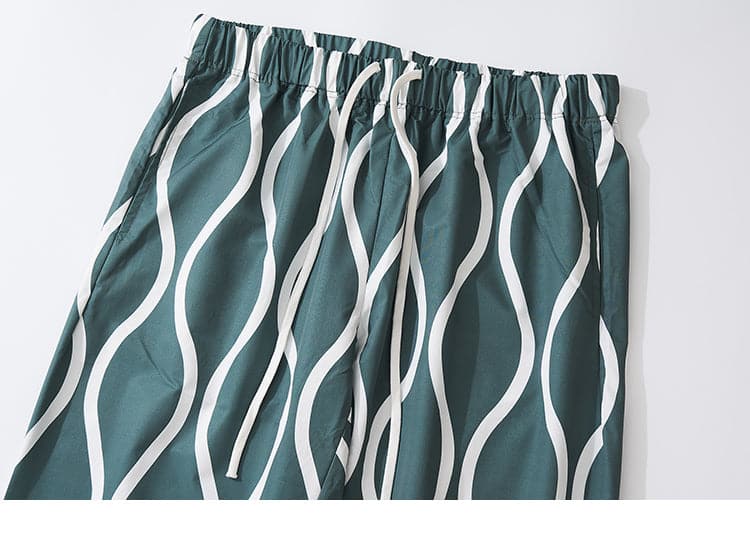 Green Spiral Pants